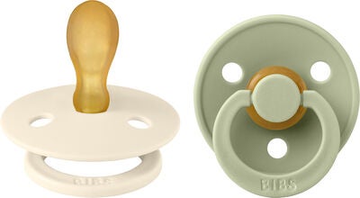 BIBS Colour Smokker 2-pack Lateks Str 2, Ivory/Sage