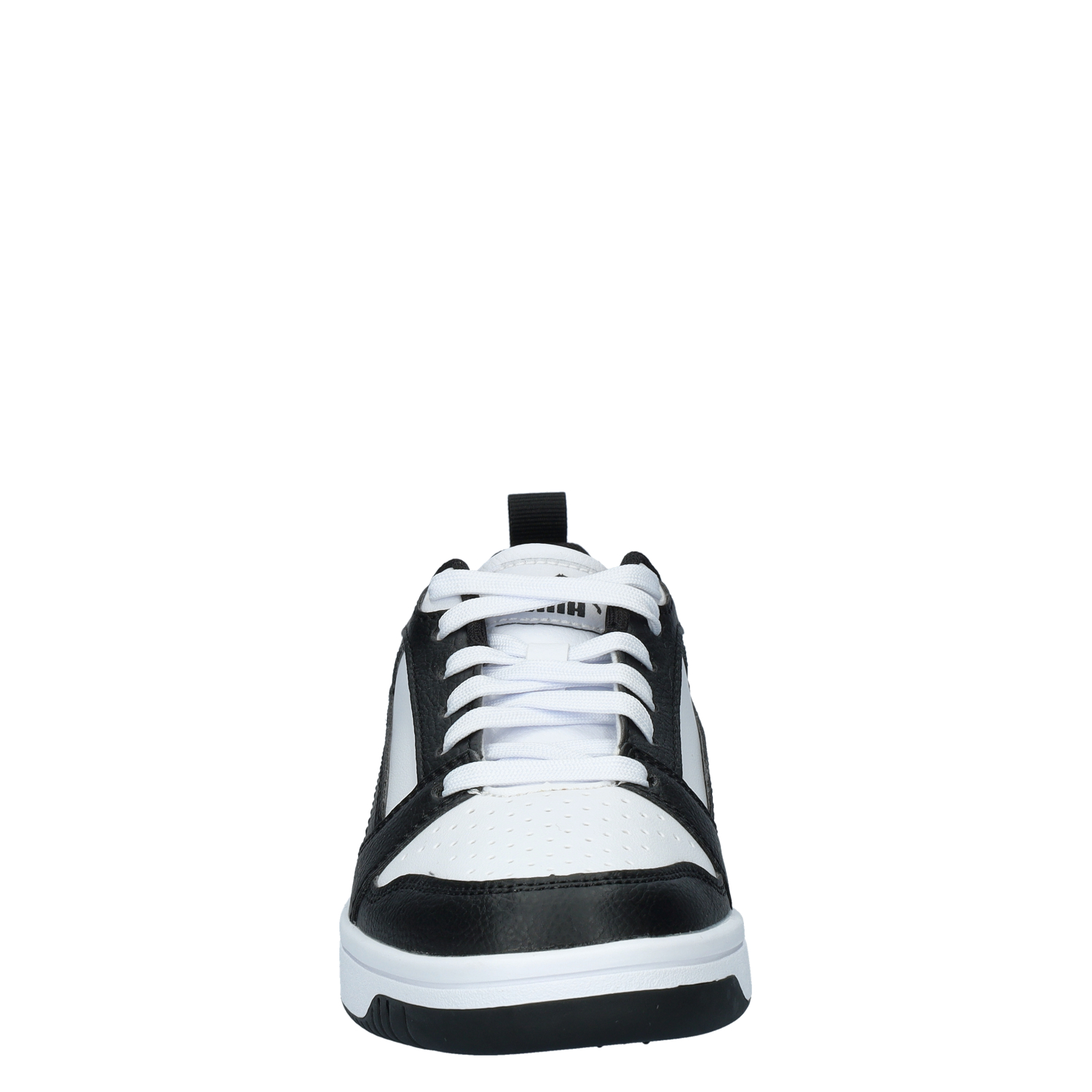 Rebound V6 Low jongens sneaker Puma Zwart