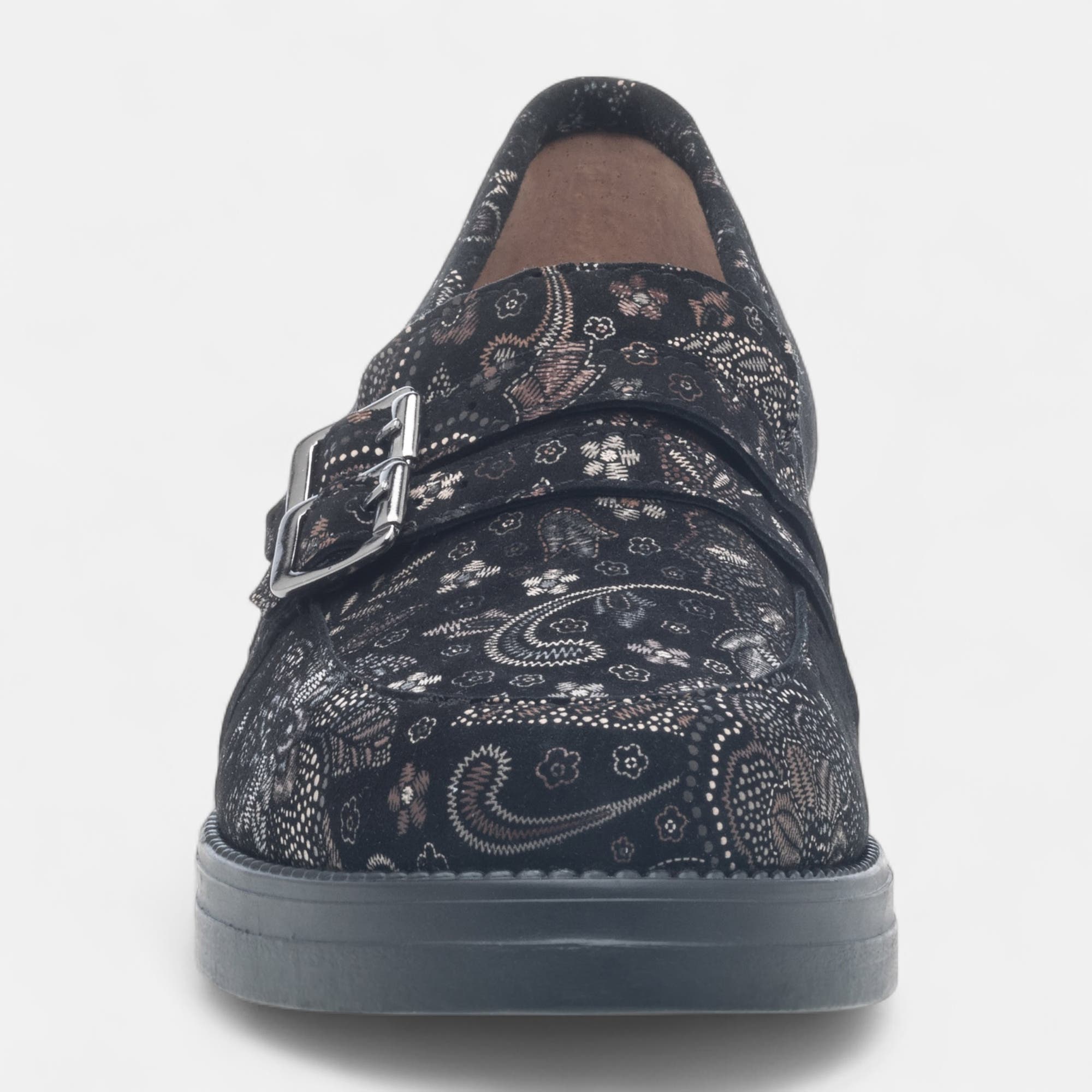 Mocassins Femme en cuir multicolore