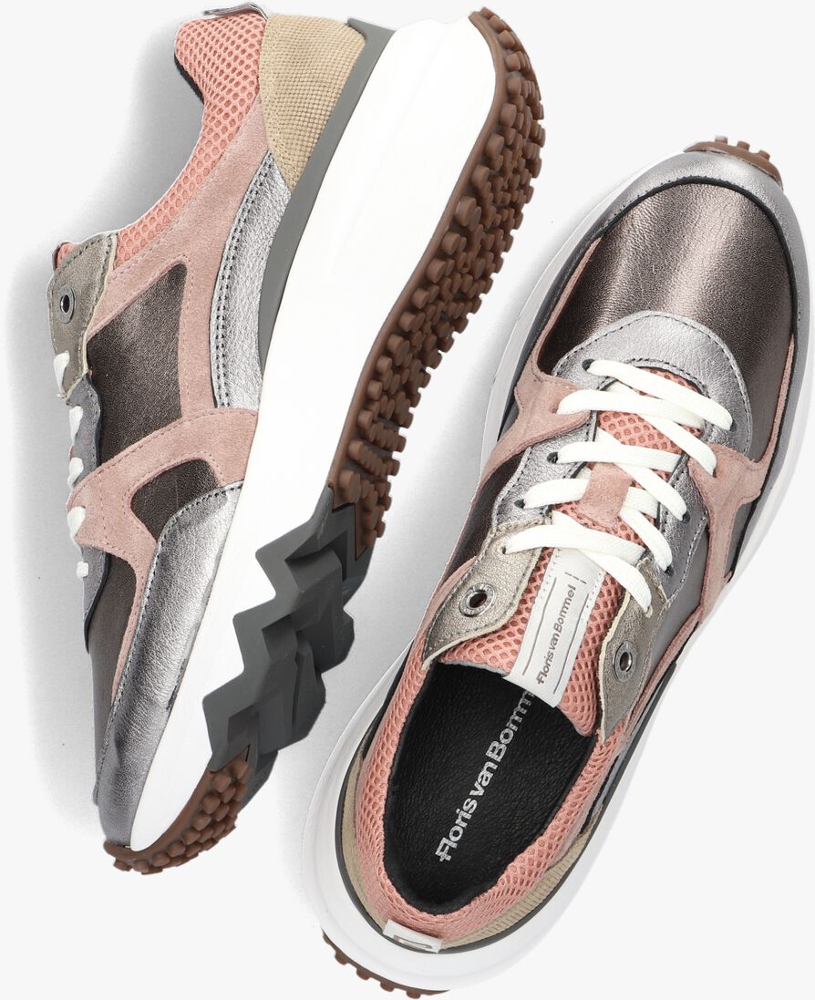 FLORIS VAN BOMMEL zilveren floris van bommel lage sneakers sfw-10111