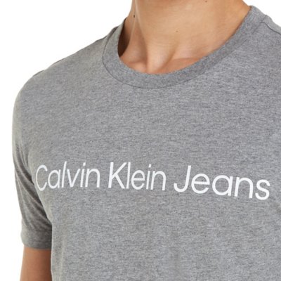 Tee-shirt à manches courtes homme Core Institutional Logo Slim CALVIN KLEIN