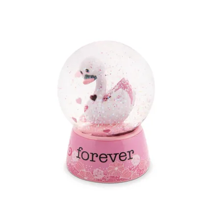 NICI Schüttelkugel Weißer Love Schwan 6,5cm