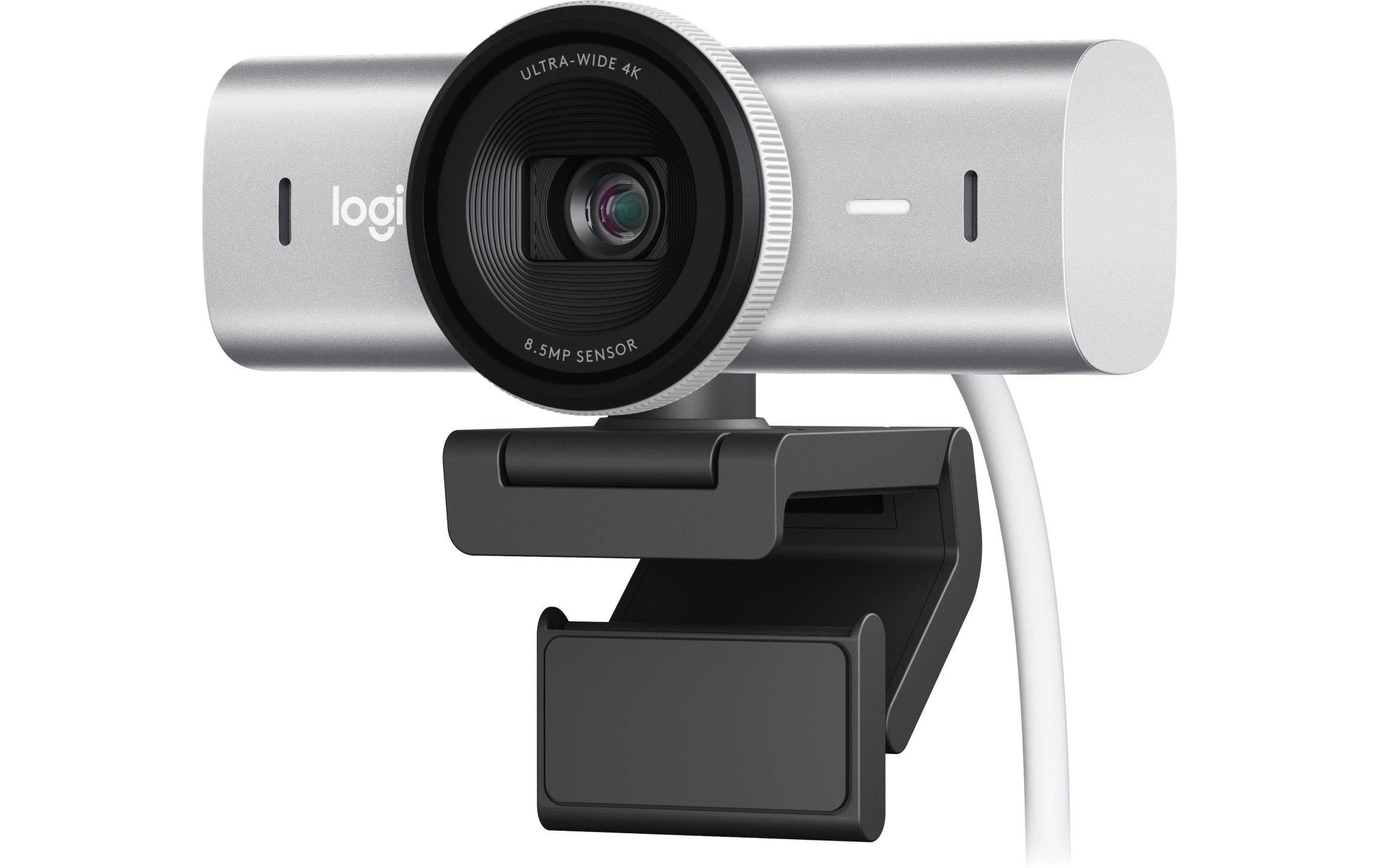 Webcam MX Brio 4K Pale Grey<br>4K-Webcam mit KI-gesteuerten Funktionen und erstklassiger Bildqualität