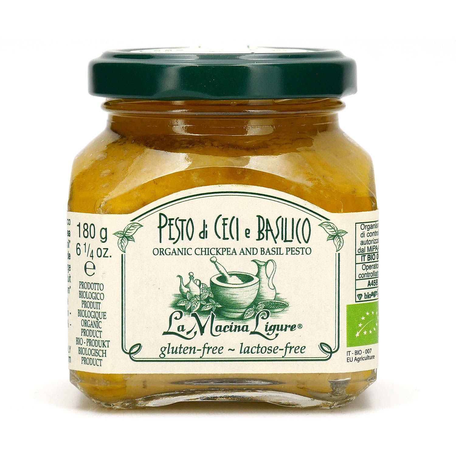 Pesto de pois chiche et basilic bio