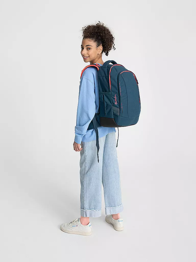 SATCH Schulrucksack Sleek - Pink Phantom pink