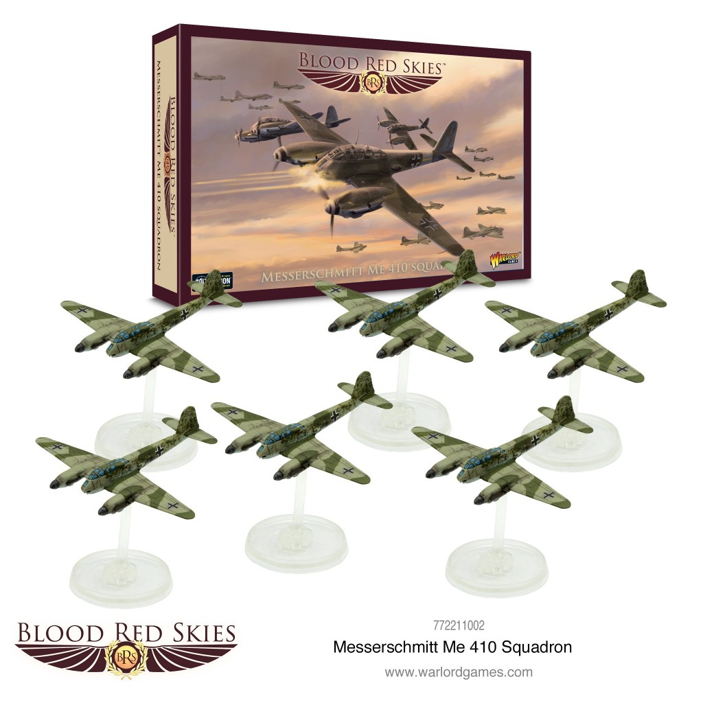 Blood Red Skies - German - Me 410 Squadron, 6 planes