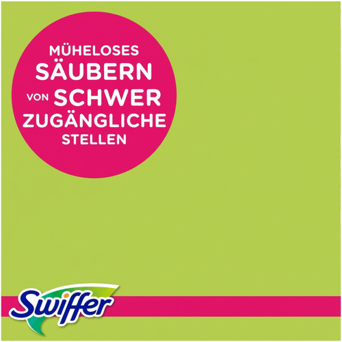 Swiffer Pink Bodenwischer Starter-Set Mit 1 Bodenwischer Sowie 4 Trockenen Und 4 Feuchten Bodentüchern