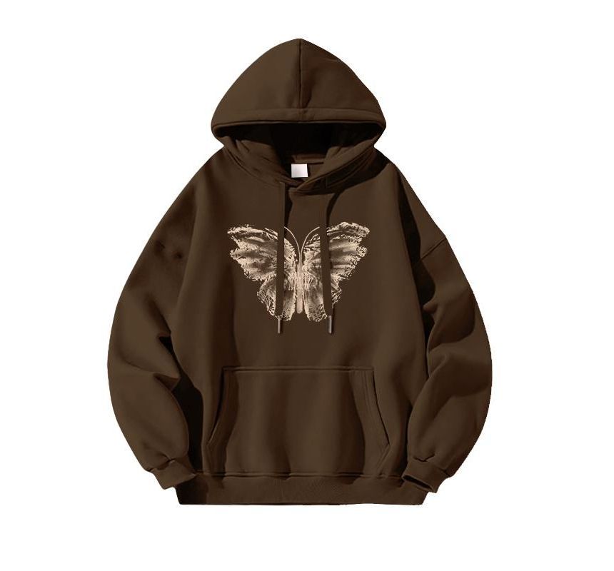 Iduna - Losse hoodie met vlinderprint