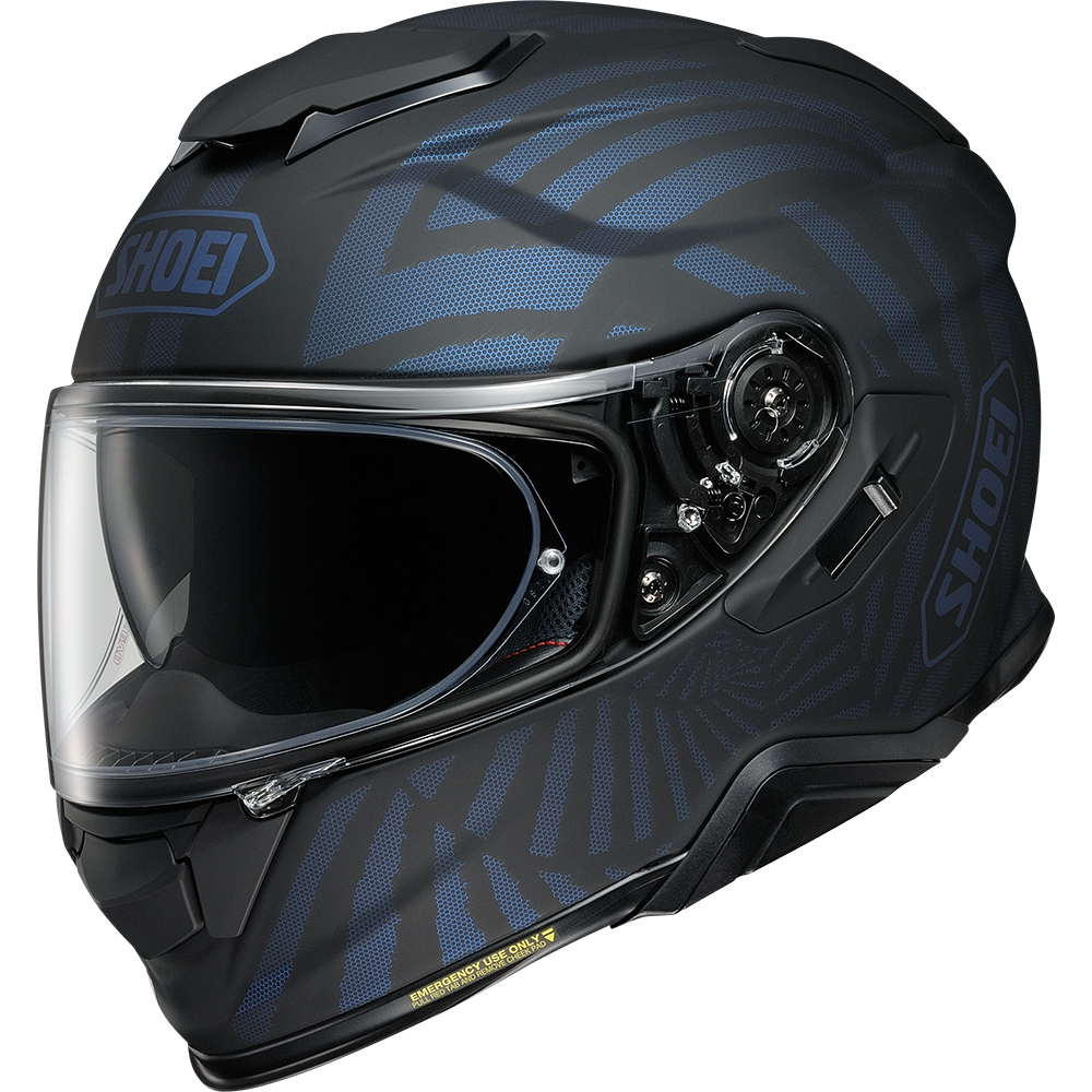 Shoei - Casque GT-Air 2 Qubit TC-5 / Noir / Blanc / Bleu