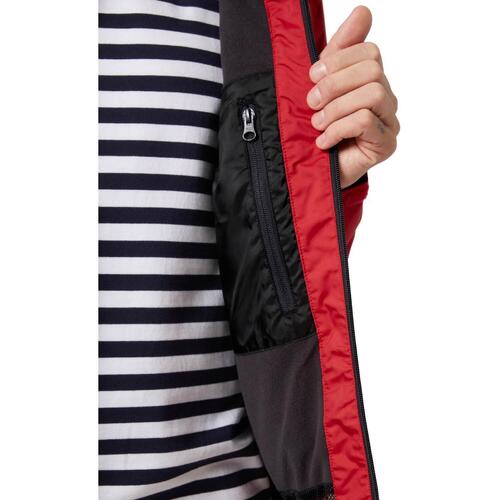 Helly Hansen - CREW HOODED MIDLAYER JACKET Rojo