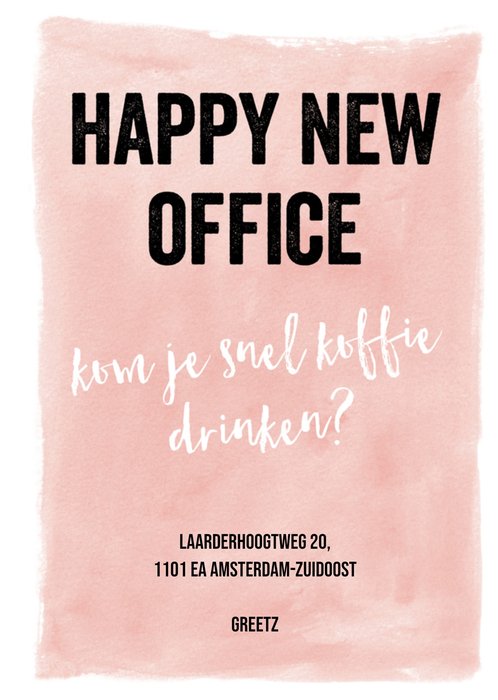 Greetz | Verhuiskaart | new office