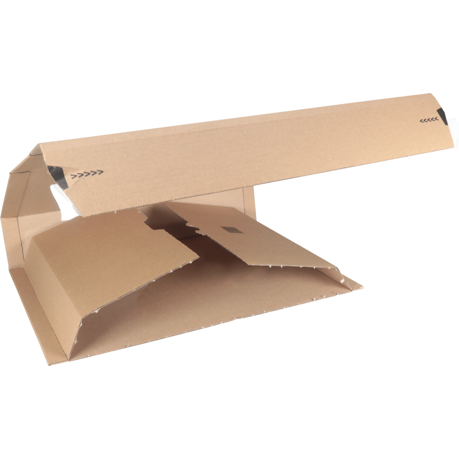 SendProof® Boekverpakking, golfkarton, 378x295x80mm, bruin