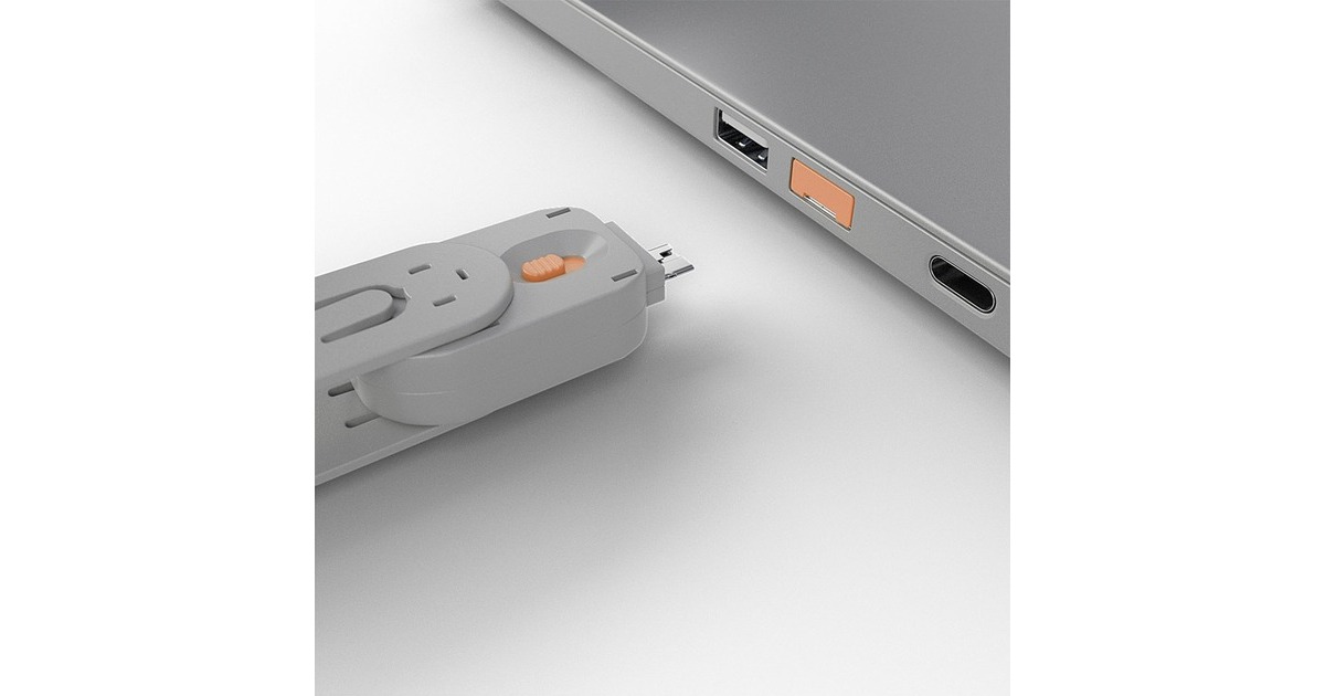 LindyUSB Port Blocker diefstalbeveiliging  (Oranje, 4-pack)