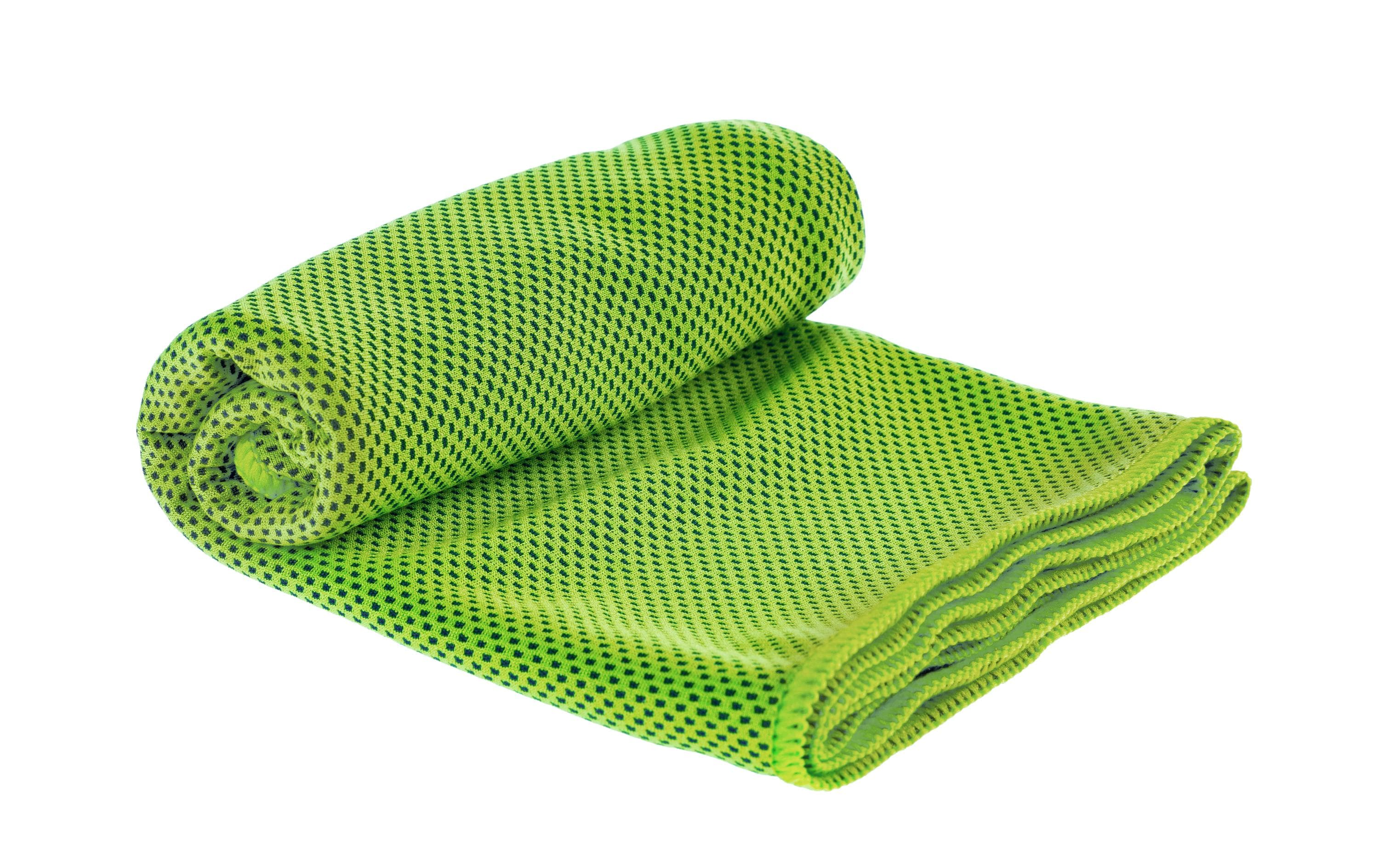 Kühltuch Shiny Green, 30 x 100 cmKühlendes Handtuch für den Sommer und sportliche Aktivitäten