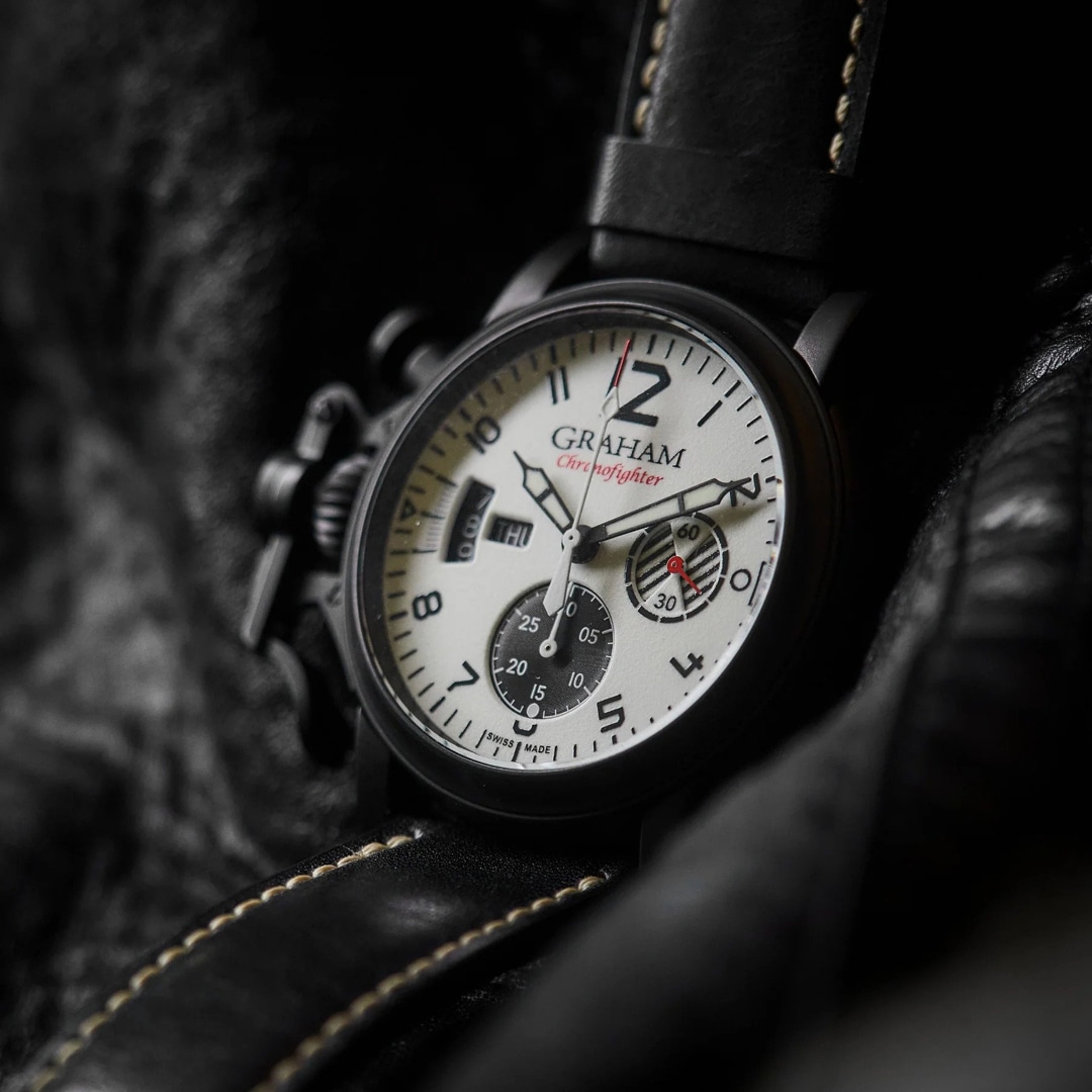 Graham Chronofighter Vintage DLC White Limited Edition