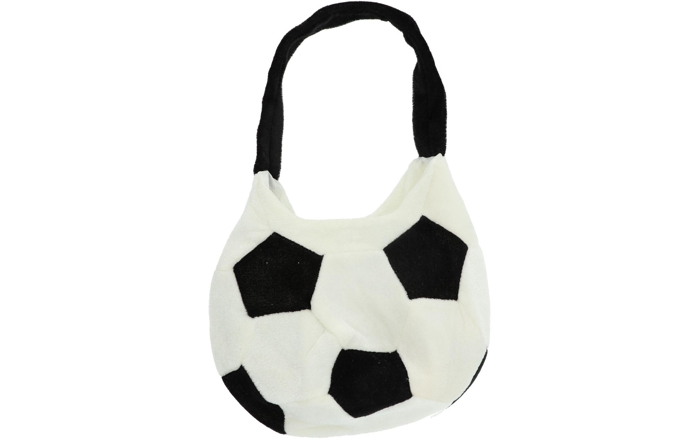 Partyaccessoire Tasche FussballHandtasche aus Plüsch