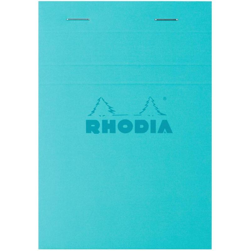 Rhodia bloc agrafé COULEURS N°13 5/5 80 feuillets microperforés, couvertures assorties - Assortis