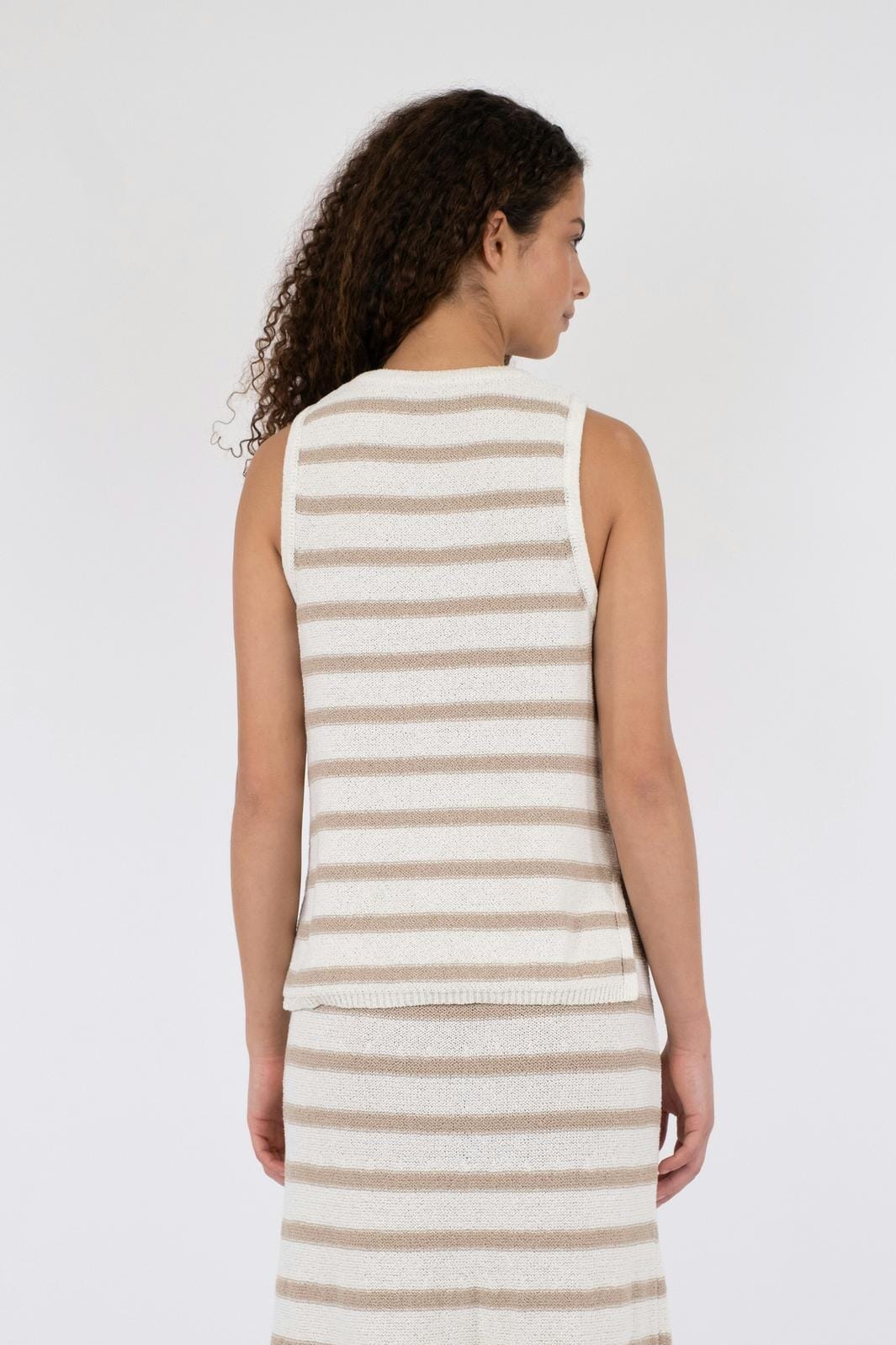 Neo Noir Chira Boucle Knit Stripe Top