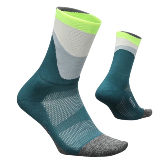 Feetures Herre Strømper Elite Ultra Light Mini Crew Grøn
