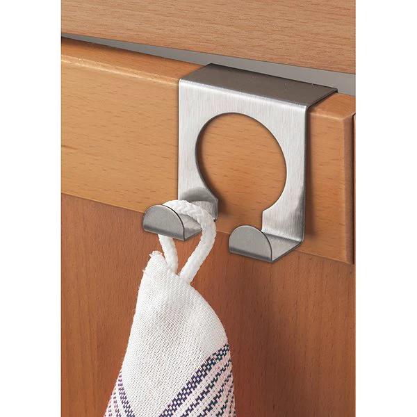 2 crochets de porte doubles en inox Wenko by Maximex