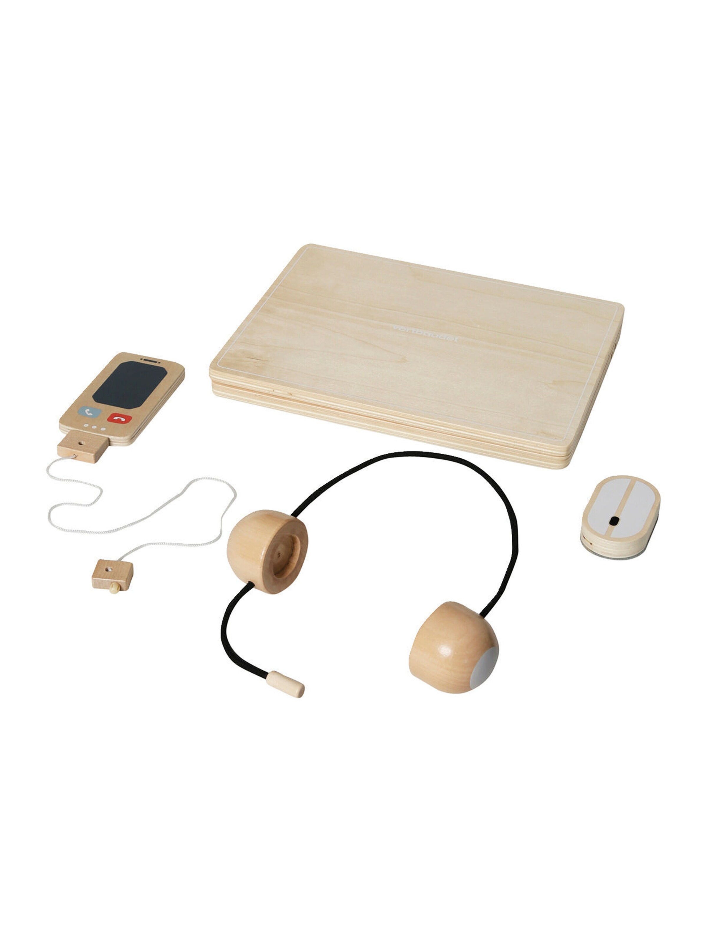 Vertbaudet Homeoffice-Set, Holz FSC® mehrfarbig