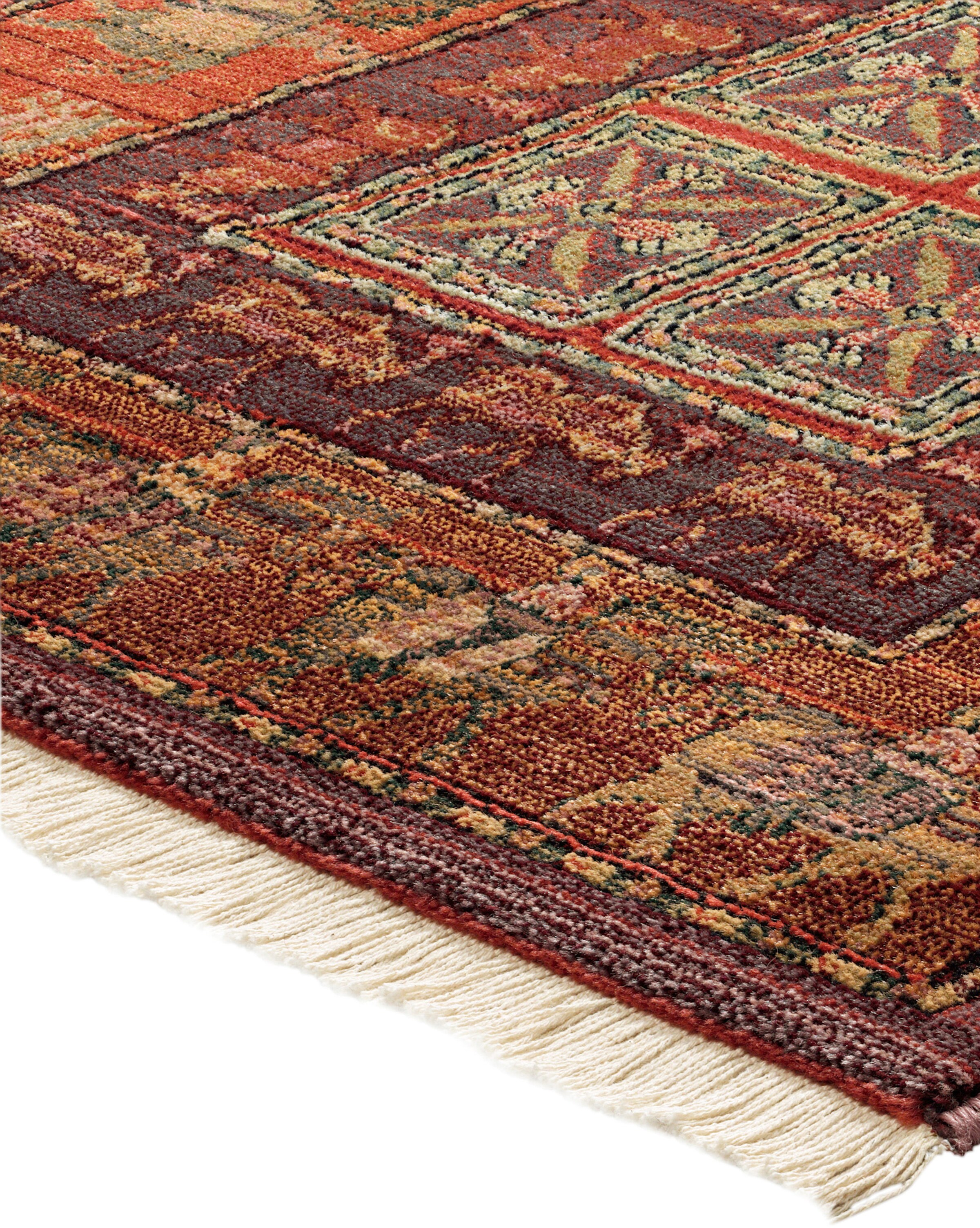 heine home Webteppich in bunt-terracotta