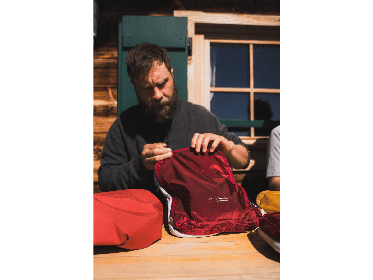 Nordkamm Capella Red packing cubes - Set van 2
