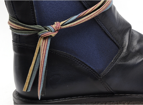 Felmini boots bottine plates femme c801 bleu