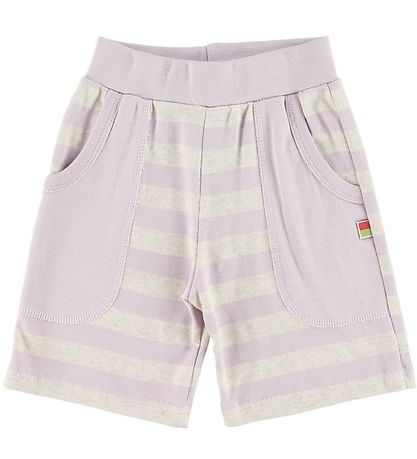Katvig Shorts - Graumeliert meliert/Lavendel