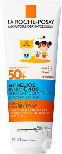 La Roche-Posay Anthelios UVmune 400 Dermo-Pediatrics Lait Solaire Hydratant IP50+ Tube 250ml