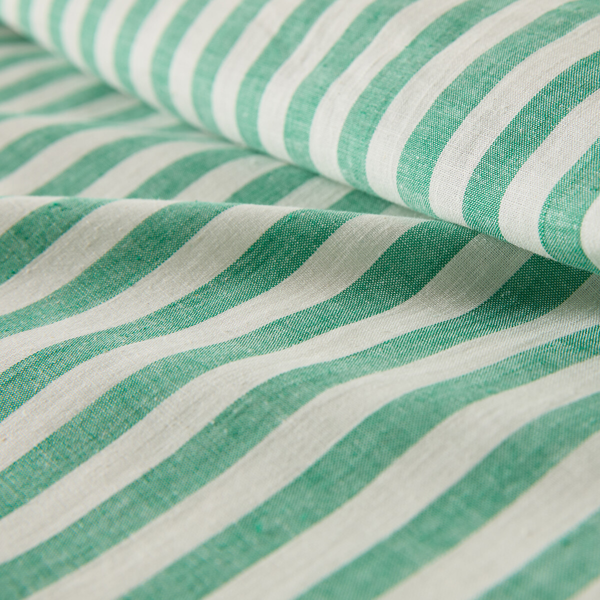 LA REDOUTE INTERIEURS<br>Capa de edredão em algodão, verde, Soizic