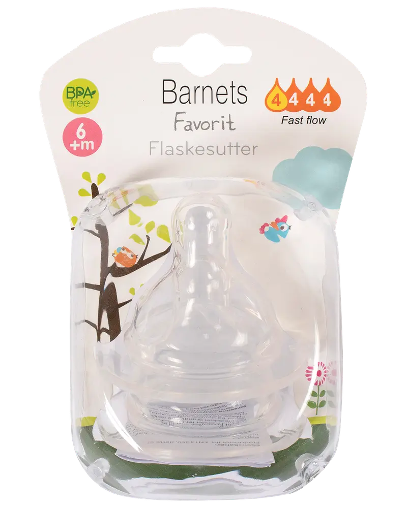 Barnets Favorit Flaskesut silikone