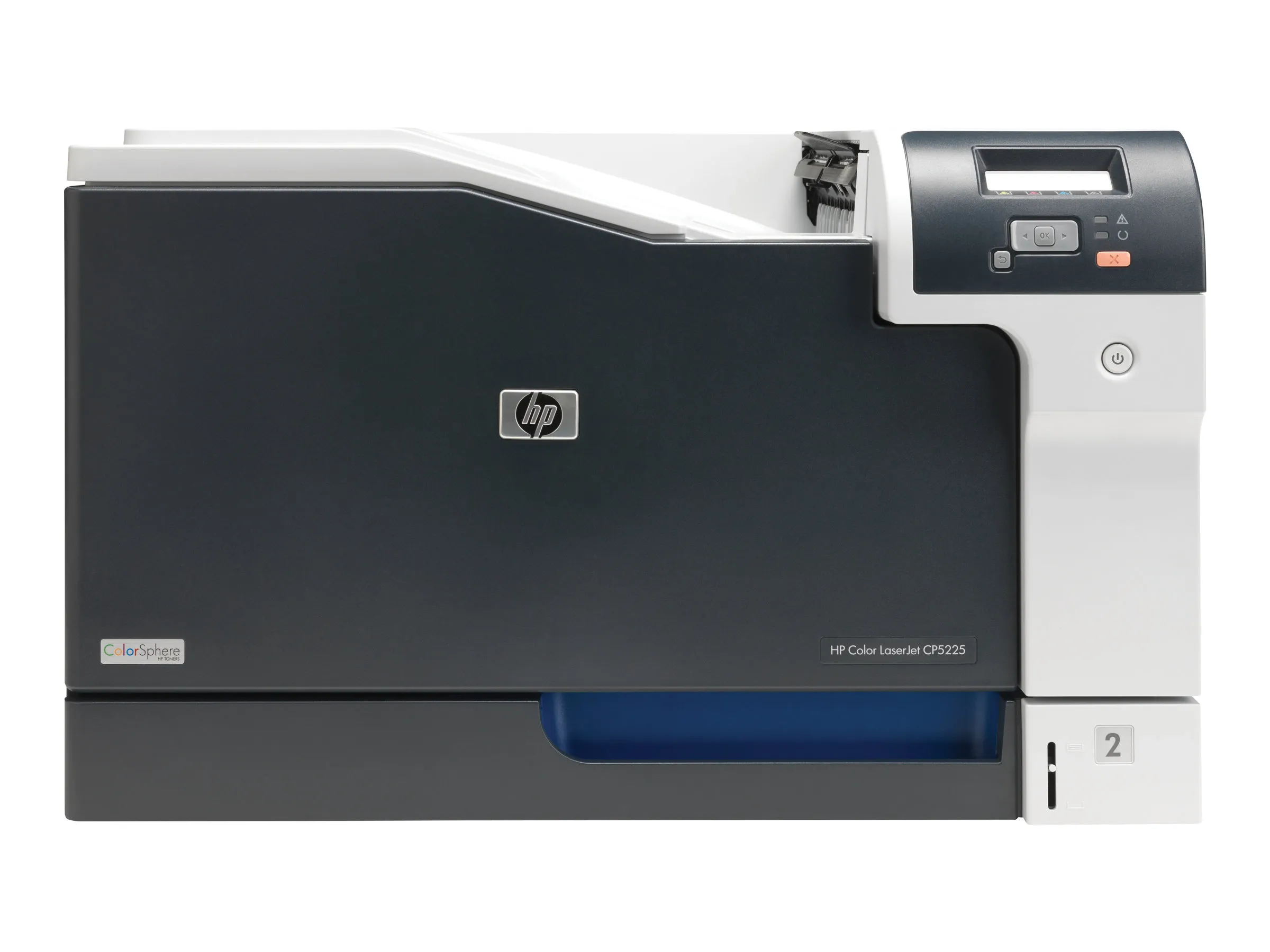 HP Color LaserJet Professional CP5225dn - Printer - farve - Duplex - laser - A3 - 600 dpi - op til 20 spm (mono) / op til 20 spm (farve) - kapacitet: 350 ark - USB, LAN