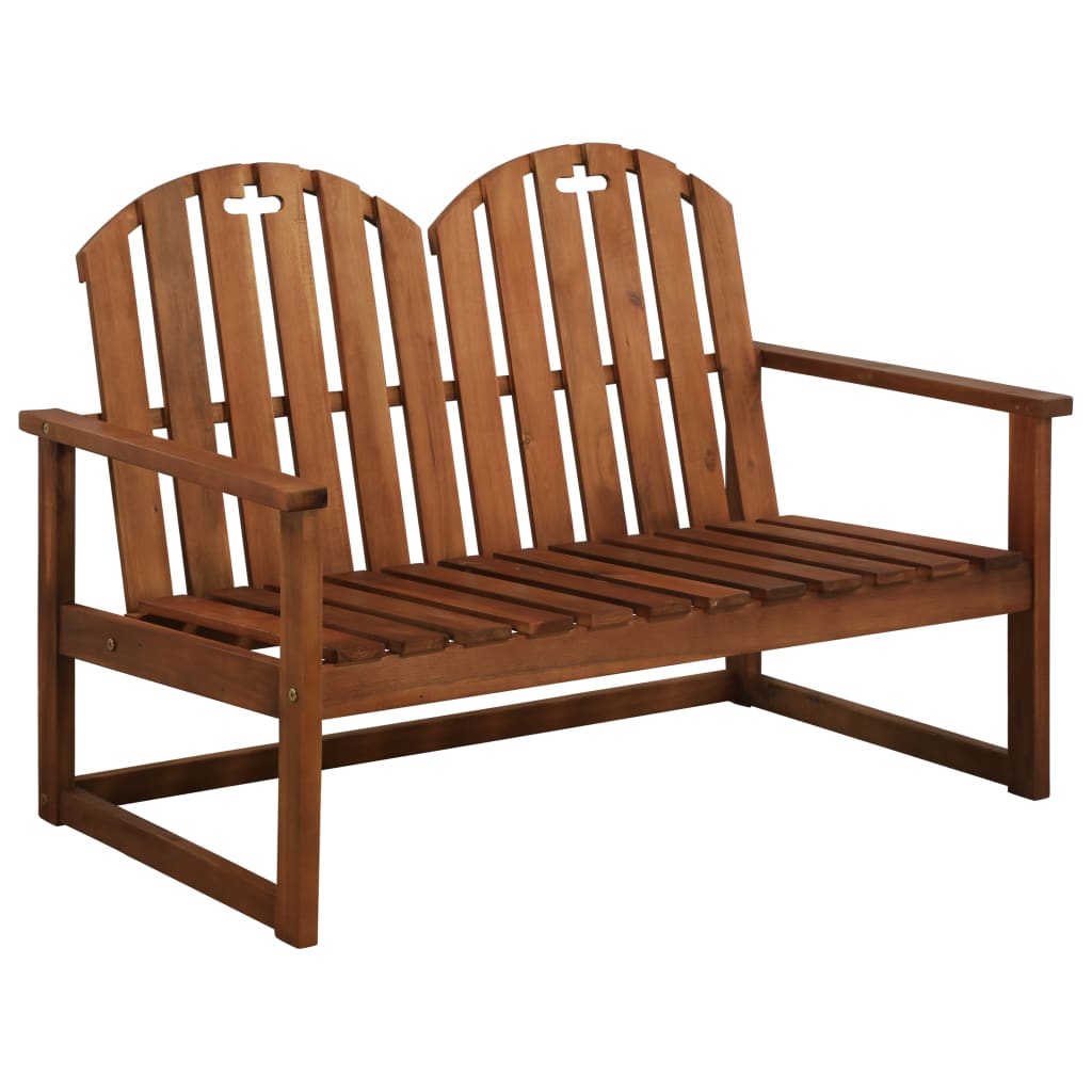 Salon de jardin meuble d'extérieur ensemble de mobilier 4 pièces bois d'acacia solide