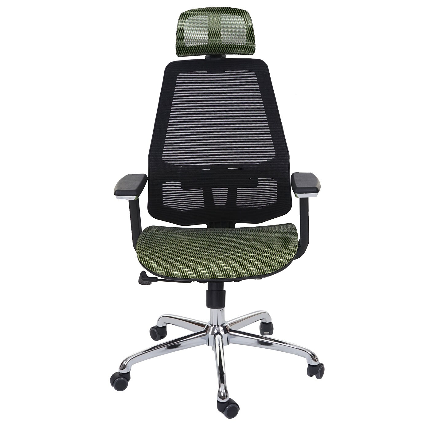 Bürostuhl MCW-A58, Schreibtischstuhl, Sliding-Funktion Stoff/Textil ISO9001 ~ grün/schwarz