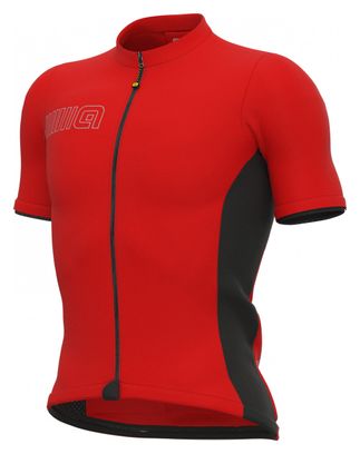 Maillot Manches Courtes Alé Color Block Rouge