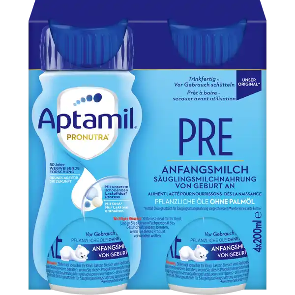 Pronutra-Advance Pre Anfangsmilch von Geburt an, trinkfertig