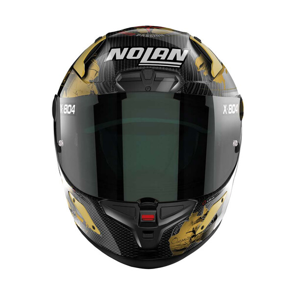 Nolan - Casque X-804 RS Ultra Carbon Replica C. Checa Carbone / Or