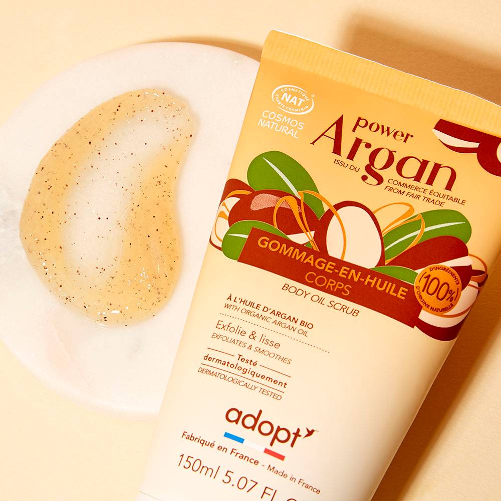 Power argan - Gommage corps en huile 150ml