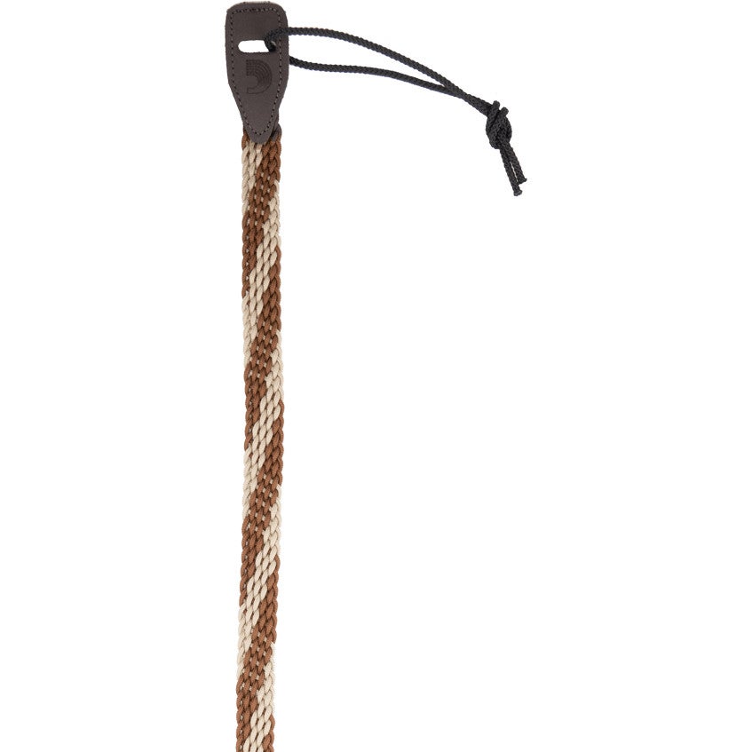 D'Addario 10MB00 gevlochten leren draagband voor mandoline bruin-creme