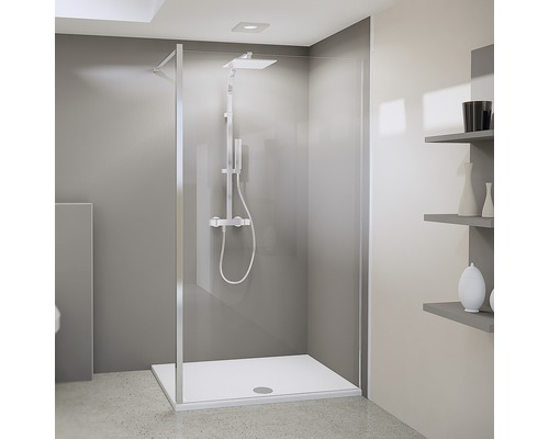 Walk-in flex Breuer Panorama 120 cm helder glasprofiel kleur chroom