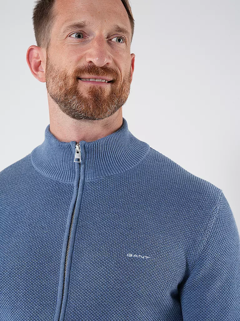 GANT Strickjacke blau