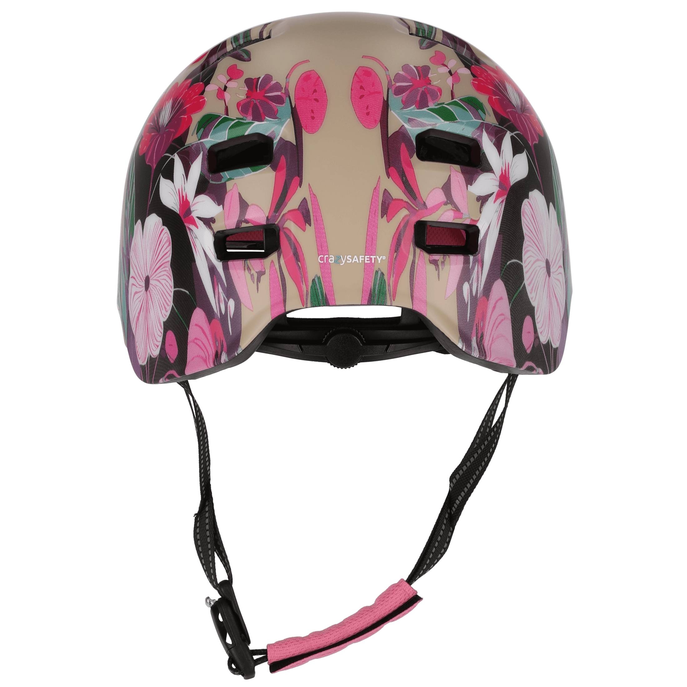 CrazySafety Rampage Flower Bicycle Helmet - Sykkelhjelmer