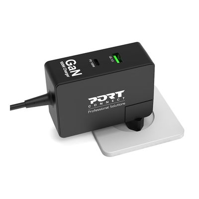 PORT Connect - Chargeur secteur universel USB-C et USB-A Quick Charge - GaN 100 Watt