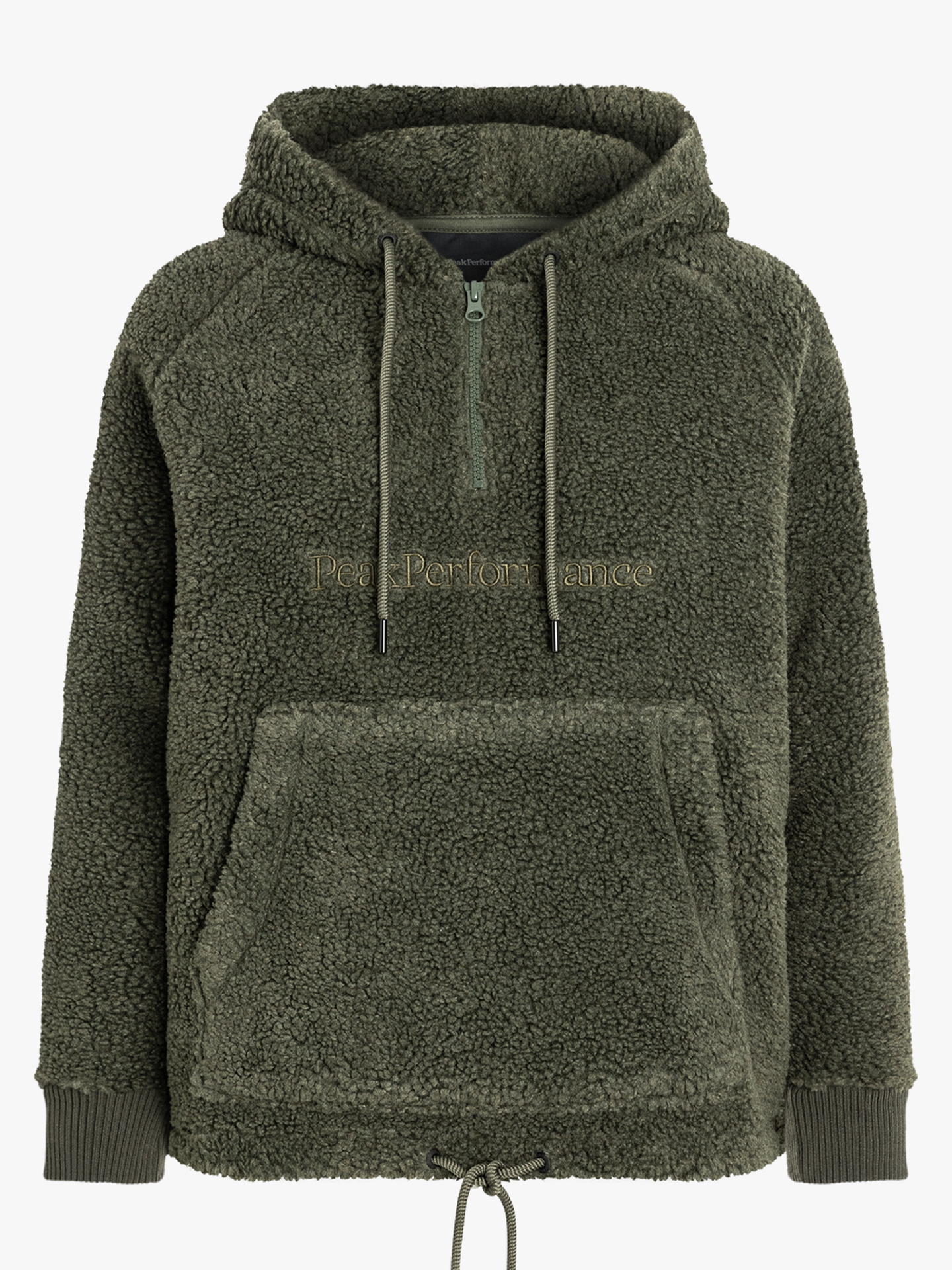 Ground Pile Half Zip Hood