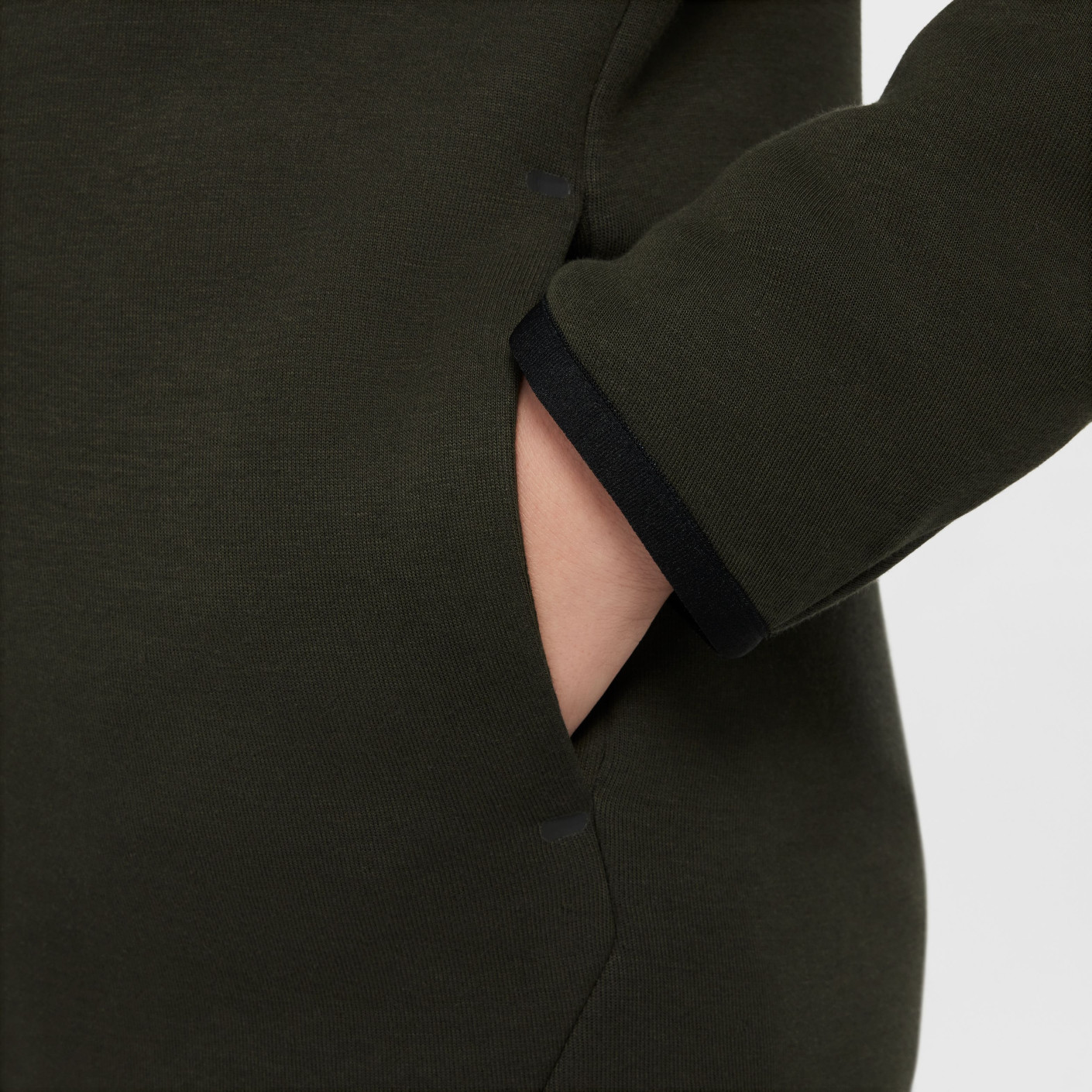 Nike Tech Fleece Sportswear Vest Kids Donkergroen Zwart