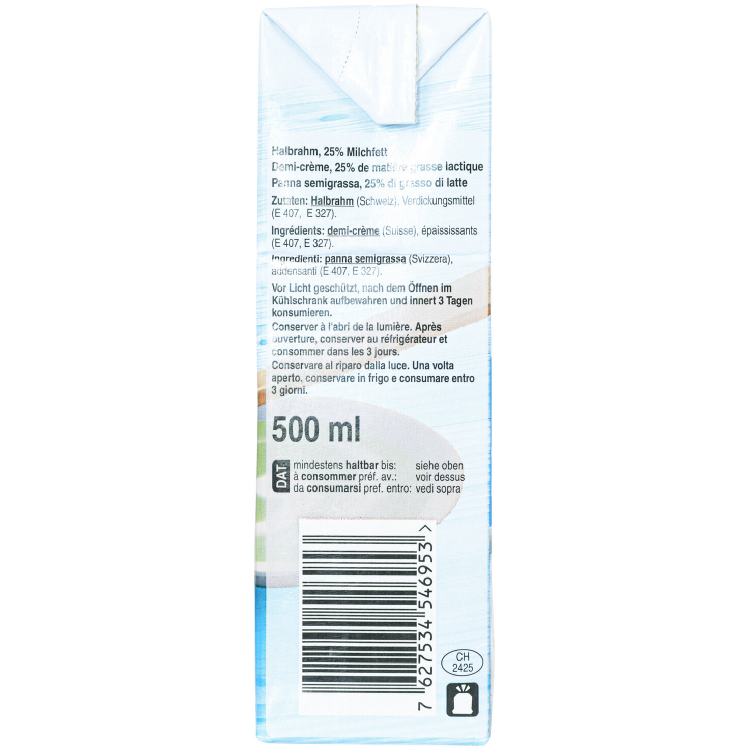 Prix Garantie Halbrahm 25% UHT