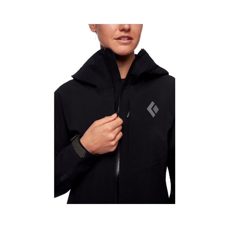Black Diamond Recon Stretch Ski Shell Jacket Women Black