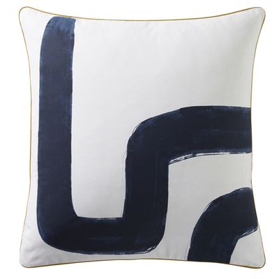Linge de lit motif géométrique - BECQUET CRÉATION