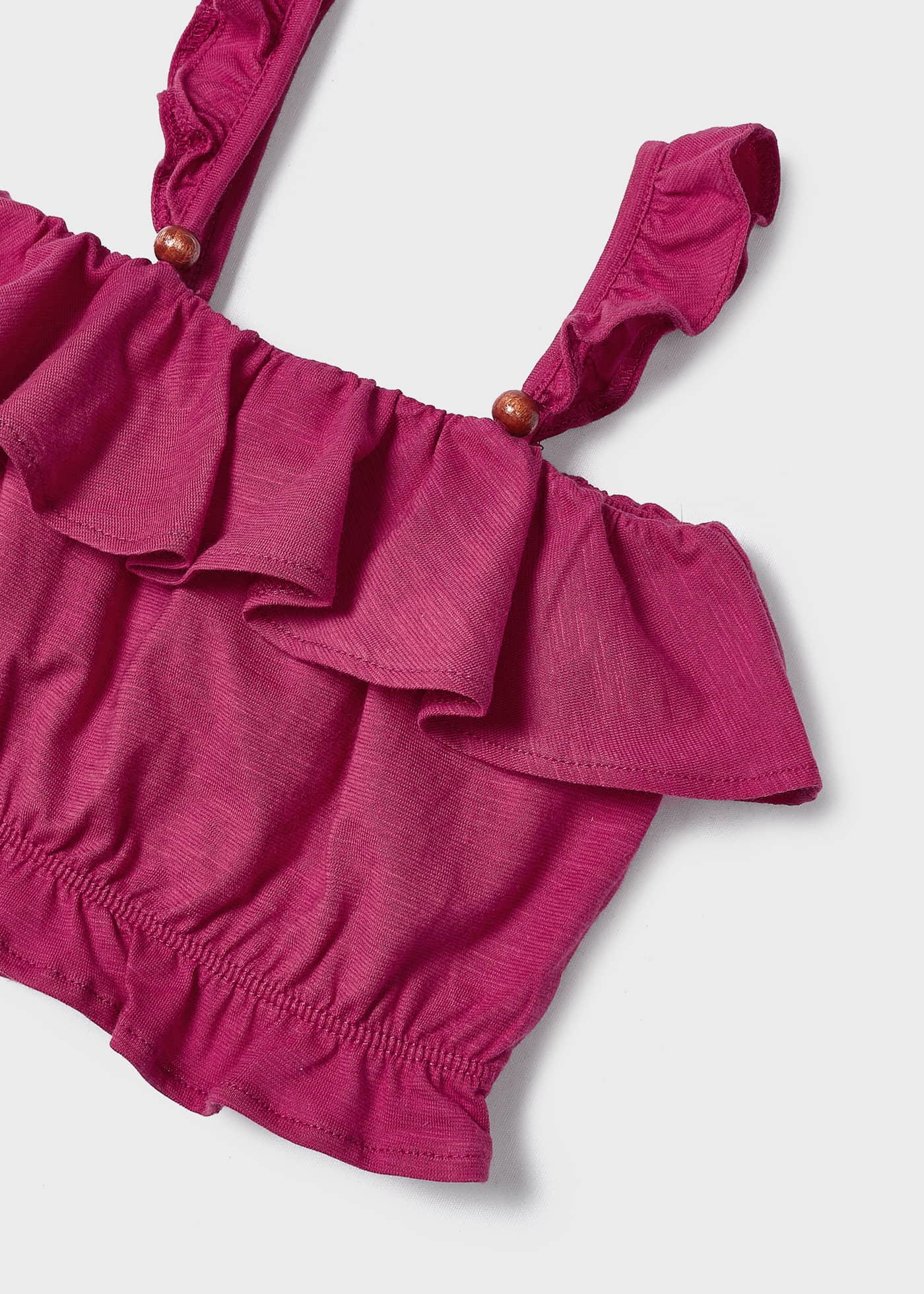 Conjunto de duas peças com shorts estampados para meninas